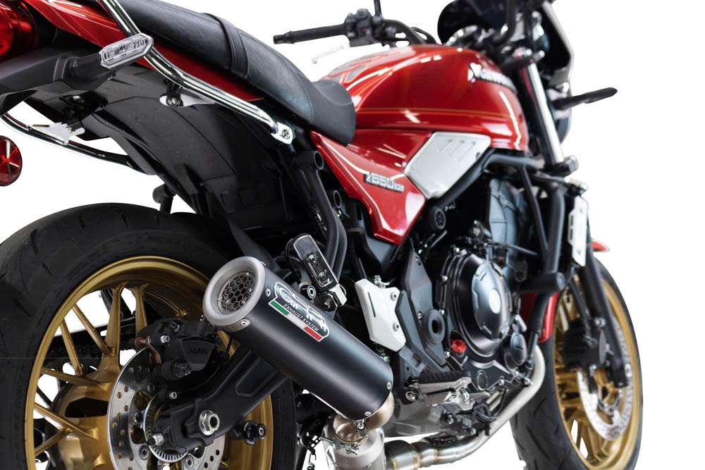 GPR exhaust compatible with  Kawasaki Z 650 RS 2024-2025, M3 Black Titanium, Full system including silencer approved for noise,db killer and catalyst, EPA-compliant compliant for inspection 