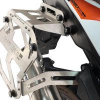 GPR TECH compatible with  Ktm Lc 8 1290 Super Adv 2015/2016 e3 GPR TECH Pair of side cases aluminum made with contoured right side, black color with specific pannier holder Capacity 38 LT. + 32 LT.