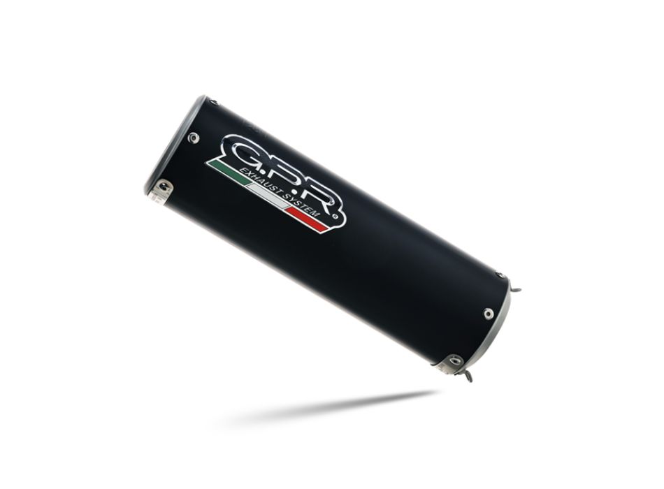 GPR exhaust compatible with Yamaha R1 2017-2019, M3 Black Titanium, Mid ...
