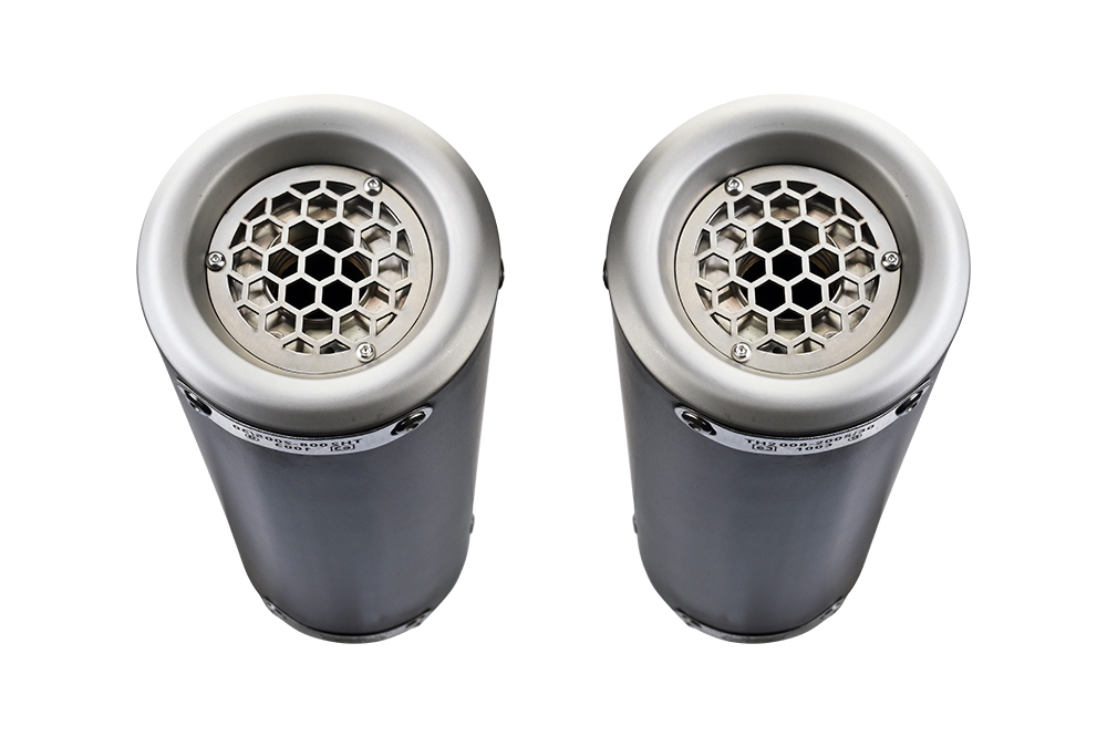 Exhaust compatible with Suzuki GSX-R1000 2009-2011, M3 Black Titanium, Dual slip-on including removable db killers and link pipes, EPA-compliant 