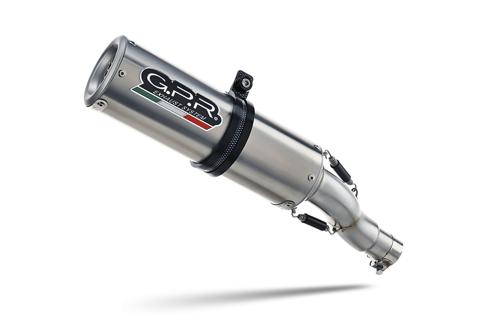 Pot echappement compatible avec Yamaha Mt-09 2021-2024, M3 Inox , Pot échappement complet, non légal pour les pays de l'UE, avec db killer amovible 