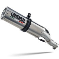 Pot echappement compatible avec Yamaha Mt-09 2021-2024, M3 Inox , Pot échappement complet, non légal pour les pays de l'UE, avec db killer amovible 