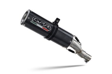 Pot echappement compatible avec Kawasaki Versys 650 2006-2014, M3 Poppy , Échappement légal, homologué,silencieux avec db killer amovible et tuyau de liaison spécifique 