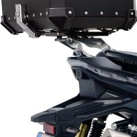 roof rack GPR TECH compatible with  Voge SR 450 X 2026/2027 e5 plus Porte-bagages arrière spécifique Top Case ALPITECH 26 LT Porte-bagages arrière spécifique, en acier inoxydable fabriqué avec 4 points d'ancrage