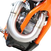 GPR exhaust compatible with  Gas Gas EC 500 F 2024-2025, Pentacross Inox, Full system exhaust, including removable db killer/spark arrestor 