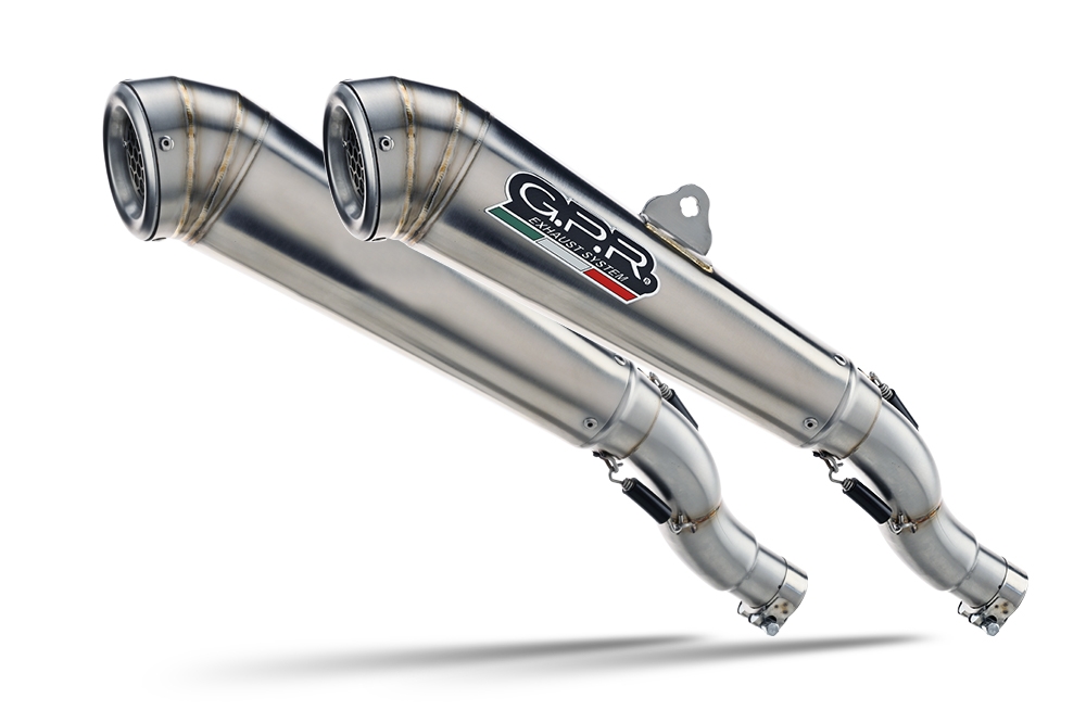 Exhaust compatible with Kawasaki KFX700 2004-2011, Powercone Evo, Full system exhaust including dual silencers and removable db killers 