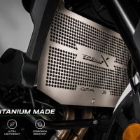GPR TECH compatible with  Benelli Trk 502 X 2017/2020 e4 Protecteur de radiateur en titane 