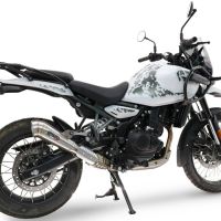 Exhaust compatible with Royal Enfield Guerrilla 450 2024-2025, Powercone Evo, Slip-on exhaust including removable db killer and link pipe, EPA-compliant 