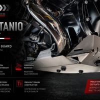 GPR TECH compatible with  Bmw R 1250 Gs Adventure 2019/2020 e4 Sabot moteur en titane 