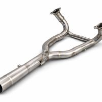 GPR pot echappement compatible avec Bmw R 1300 GS Adventure 2024-2026, Decatalizzatore Full Titanium, Suppresseur de cataliseu, décatalyseurr, article sans homologation 