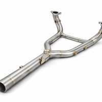 GPR pot echappement compatible avec Bmw R 1300 GS Adventure 2024-2026, Decatalizzatore Inox, Suppresseur de cataliseu, décatalyseurr en acier inoxydable, article sans homologation 