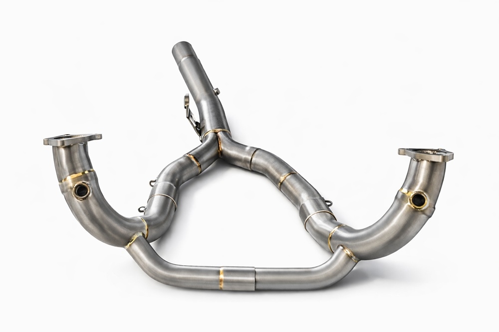 GPR pot echappement compatible avec Bmw R 1300 GS 2024-2026, Decatalizzatore Inox, Suppresseur de cataliseu, décatalyseurr en acier inoxydable, article sans homologation 