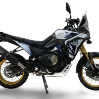 GPR pot echappement compatible avec  Voge DS 800 Rally 2025-2026, Ghisa , Échappement légal, homologué,silencieux avec db killer amovible et tuyau de liaison spécifique 