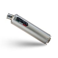 GPR exhaust compatible with Hyosung Comet 250 GT - R 2001-2014, Inox Tondo, Bolt-on silencer including removable db killer, EPA-compliant 