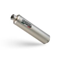 GPR pot echappement compatible avec  Suzuki Gsx-R 1000  2001-2002, Inox Tondo, Silencieux d'échappement, homologué, montage avec bride spécifique (bolt-on), avec db killer amovible 