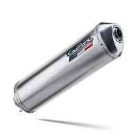Pot echappement compatible avec Bmw F 650 Cs Scarver 2001-2006, Satinox , Échappement légal, homologué,silencieux avec db killer amovible et tuyau de liaison spécifique 