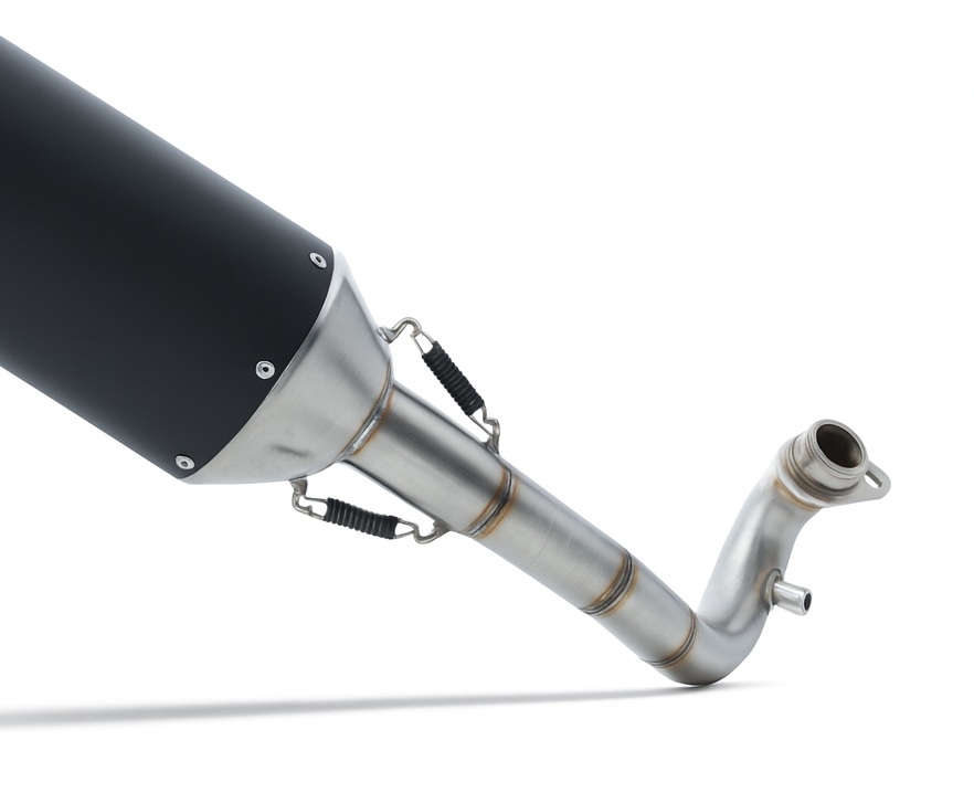 GPR exhaust compatible with  Sym Hd 2 2011-2014, Furore-X Scooter, Full system exhaust, including removable db killer  