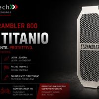 GPR TECH compatible with  Ducati Scrambler 800 2017/2020 e4 Protecteur de radiateur en titane 