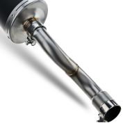 GPR exhaust compatible with  Suzuki Sixteen 150 2007-2014, Furore-X Scooter, Slip-on exhaust including removable db killer and link pipe, not EPA-compliant 