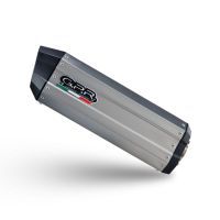 Exhaust compatible with Benelli Trk 702 X 2023-2024, Hyper Sonic Titanium, Slip-on exhaust including removable db killer and link pipe, EPA-compliant 