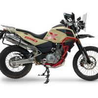 GPR exhaust compatible with Swm Motorcycles Superdual 650 X 2025-2026, Trioval, Dual slip-on including removable db killers and link pipes, EPA-compliant 