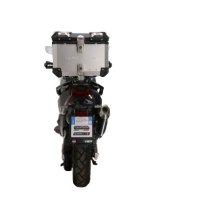Top case GPR TECH compatible with  Bmw G 310 Gs 2017/2021 e4 GPR TECH Top case in aluminum, silver color with specific plate included Capacity 26 LT.