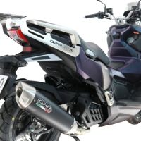 GPR pot echappement compatible avec Sym ADX 125 2024-2026, Furore-X Scooter, Système d'échappement complet homologué avec réducteur de bruit amovible et catalyseur 