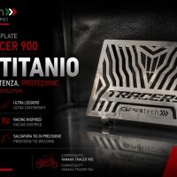 GPR TECH compatible with  Yamaha Tracer 9 2021/2024 e5 Protecteur de radiateur en titane 