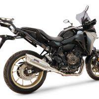 GPR pot echappement compatible avec Yamaha Tracer 700 2016-2019, Furore-X Inox, Pot échappement complet, non légal pour les pays de l'UE, avec db killer amovible 