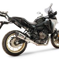 GPR exhaust compatible with Yamaha Tracer 700 GT 2019-2020, New Grand Prix Evo Titanium, Full system exhaust including removable db killer and catalyst, EPA-compliant 
