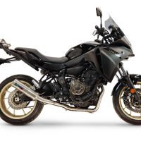 GPR exhaust compatible with Yamaha Tracer 7 2021-2024, M3 Inox , Full system exhaust, including removable db killer 