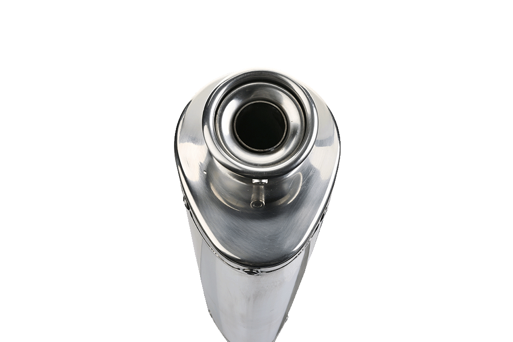 Pot echappement compatible avec Yamaha T-Max 500 2001-2011, Trioval, Homologué et légal, système d'échappement complet, avec db killer amovible 
