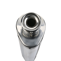 Pot echappement compatible avec Yamaha T-Max 500 2001-2011, Trioval, Homologué et légal, système d'échappement complet, avec db killer amovible 