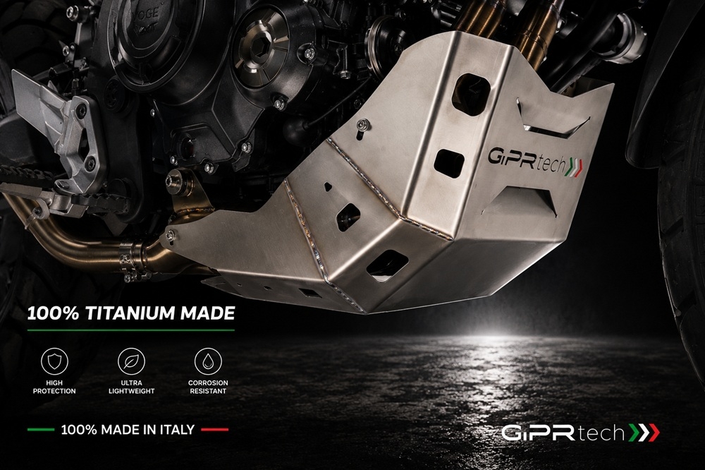 GPR TECH compatible with  Voge 525DSX 2023/2024 e5 Sabot moteur en titane 