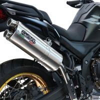 GPR pot echappement compatible avec  Voge 625DSX 2024-2025, Dual Inox, Échappement légal, homologué,silencieux avec db killer amovible et tuyau de liaison spécifique 