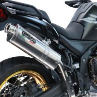 GPR pot echappement compatible avec Voge 625DSX 2024-2025, Trioval, Échappement légal, homologué,silencieux avec db killer amovible et tuyau de liaison spécifique 