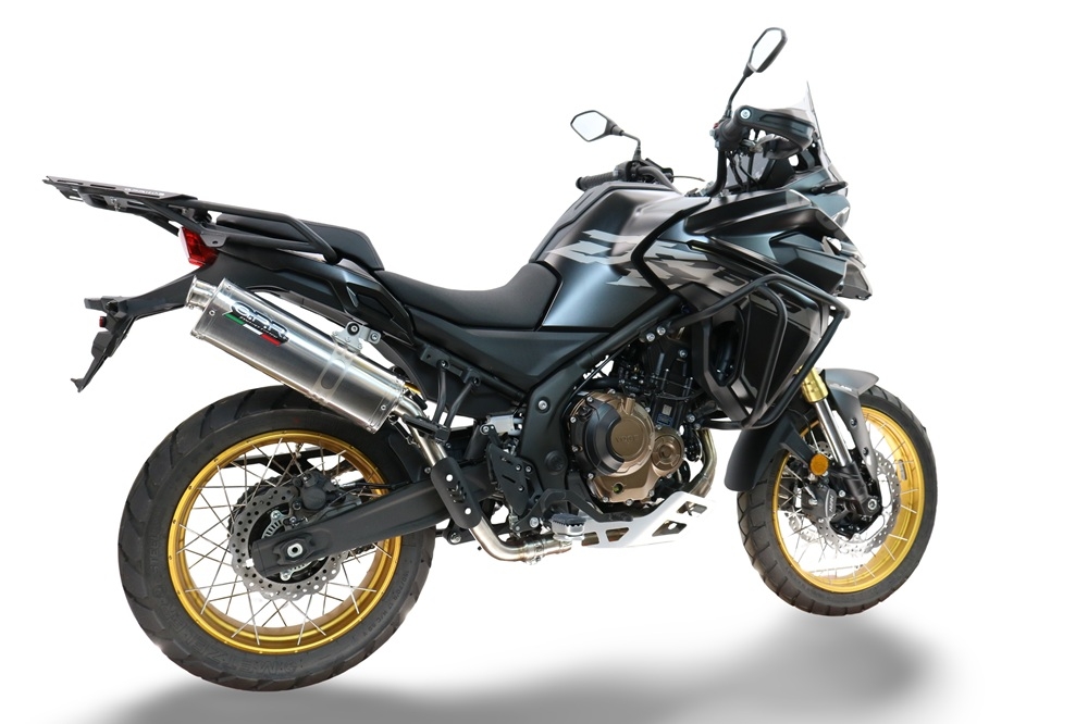 GPR pot echappement compatible avec Voge 625DSX 2024-2025, Trioval, Échappement légal, homologué,silencieux avec db killer amovible et tuyau de liaison spécifique 