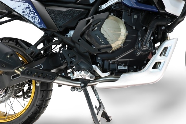 GPR pot echappement compatible avec Voge DS 800 Rally 2025-2026, Decatalizzatore RACING, Suppresseur de cataliseu, décatalyseurr, article sans homologation 