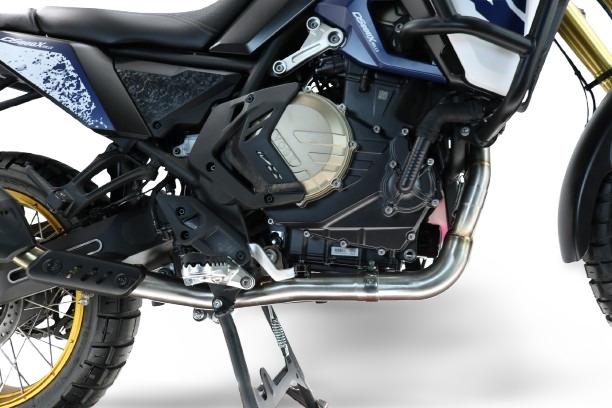 GPR pot echappement compatible avec Voge DS 800 Rally 2025-2026, Decatalizzatore RACING, Suppresseur de cataliseu, décatalyseurr, article sans homologation 