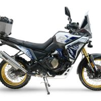  Voge DS 800 Rally 2025/2026 Top case en Titane, couleur naturel avec plaque spécifique incluse Capacité Litres 35