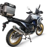  Voge DS 800 Rally 2025/2026 Top case en Titane, couleur naturel avec plaque spécifique incluse Capacité Litres 35