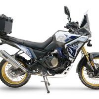 Top case GPR TECH compatible with  Voge DS 800 Rally 2025/2026 Top Case Alpitech en aluminium, couleur noire avec plaque spécifique incluse Capacité Litres 45