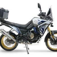 Top case GPR TECH compatible with  Voge DS 800 Rally 2025/2026 Top Case Alpitech en aluminium, couleur noire avec plaque spécifique incluse Capacité Litres 55