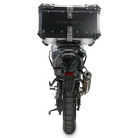 Top case GPR TECH compatible with  Voge DS 800 Rally 2025/2026 Top Case Alpitech en aluminium, couleur noire avec plaque spécifique incluse Capacité Litres 55