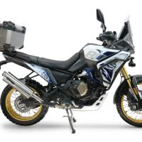  Voge DS 800 Rally 2025/2026 Top case en Titane, couleur naturel  avec plaque spécifique incluse Capacité Litres 55