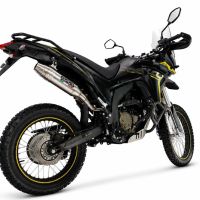 GPR pot echappement compatible avec Voge 300Rally 2025-2026, Deeptone Inox, Pot Echappement homologué pour les marchés non européens 