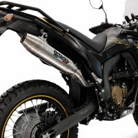 GPR pot echappement compatible avec Voge 300Rally 2025-2026, Deeptone Inox, Pot Echappement homologué pour les marchés non européens 