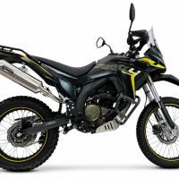 GPR pot echappement compatible avec Voge 300Rally 2025-2026, Satinox , Pot Echappement homologué pour les marchés non européens 