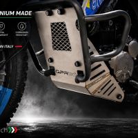 GPR TECH compatible with  Voge 300Rally 2025/2026 e5 plus Sabot moteur en titane 