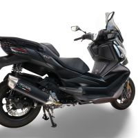 GPR exhaust compatible with  Bmw C400X / C400GT 2019-2020, Furore-X Scooter, Slip-on exhaust including removable db killer, link pipe and catalyst,  EPA-compliant 